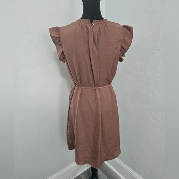 Lascana Ruffle Sleeved Dress Size 8 - Picture 5 of 7